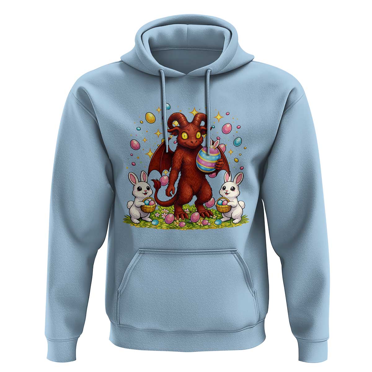 Jersey Devil Easter Egg Hunt Hoodie Funny Pine Barrens Folklore Gift