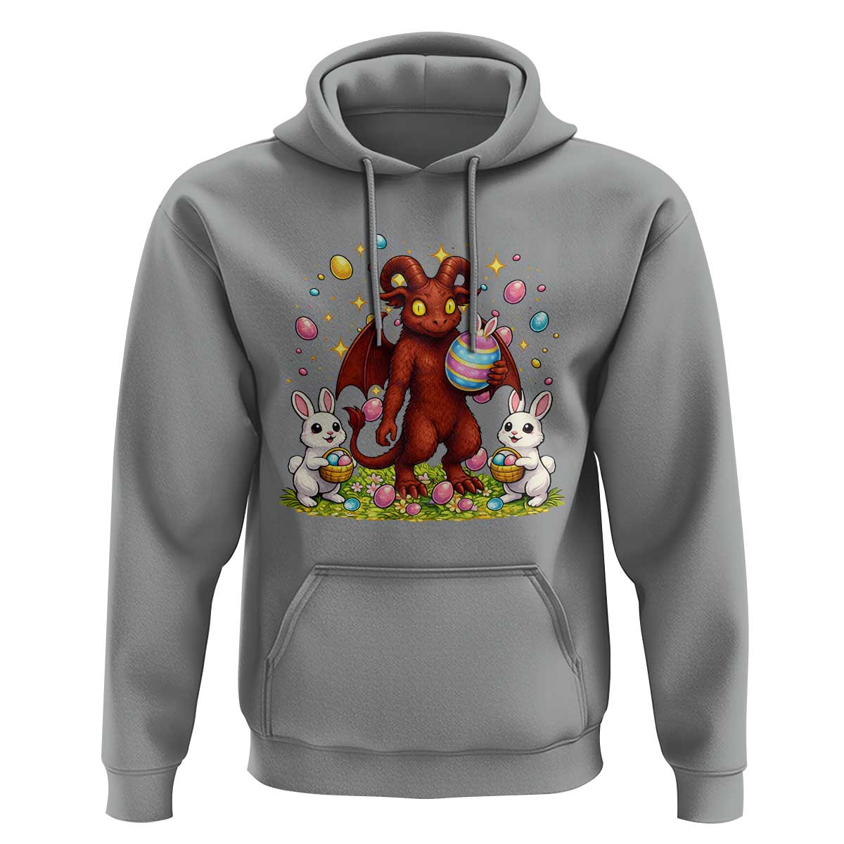 Jersey Devil Easter Egg Hunt Hoodie Funny Pine Barrens Folklore Gift