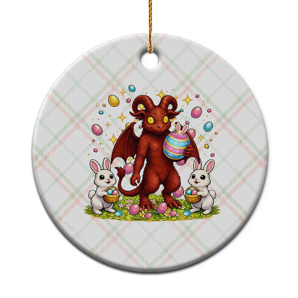 Jersey Devil Easter Egg Hunt Ceramic Ornament Funny Pine Barrens Folklore Gift