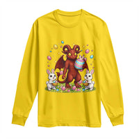 Jersey Devil Easter Egg Hunt Long Sleeve Shirt Funny Pine Barrens Folklore Gift