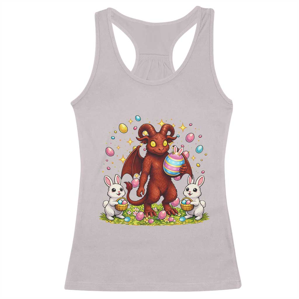 Jersey Devil Easter Egg Hunt Racerback Tank Top Funny Pine Barrens Folklore Gift