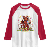 Jersey Devil Easter Egg Hunt Raglan Shirt Funny Pine Barrens Folklore Gift