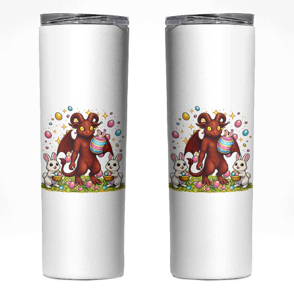 Jersey Devil Easter Egg Hunt Skinny Tumbler Funny Pine Barrens Folklore Gift