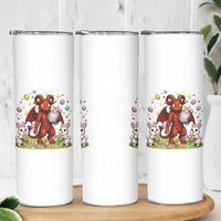 Jersey Devil Easter Egg Hunt Skinny Tumbler Funny Pine Barrens Folklore Gift