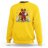 Jersey Devil Easter Egg Hunt Sweatshirt Funny Pine Barrens Folklore Gift