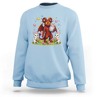 Jersey Devil Easter Egg Hunt Sweatshirt Funny Pine Barrens Folklore Gift
