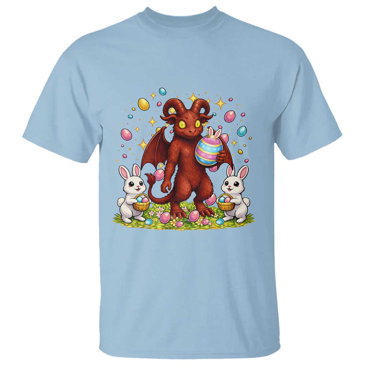 Jersey Devil Easter Egg Hunt T Shirt Funny Pine Barrens Folklore Gift