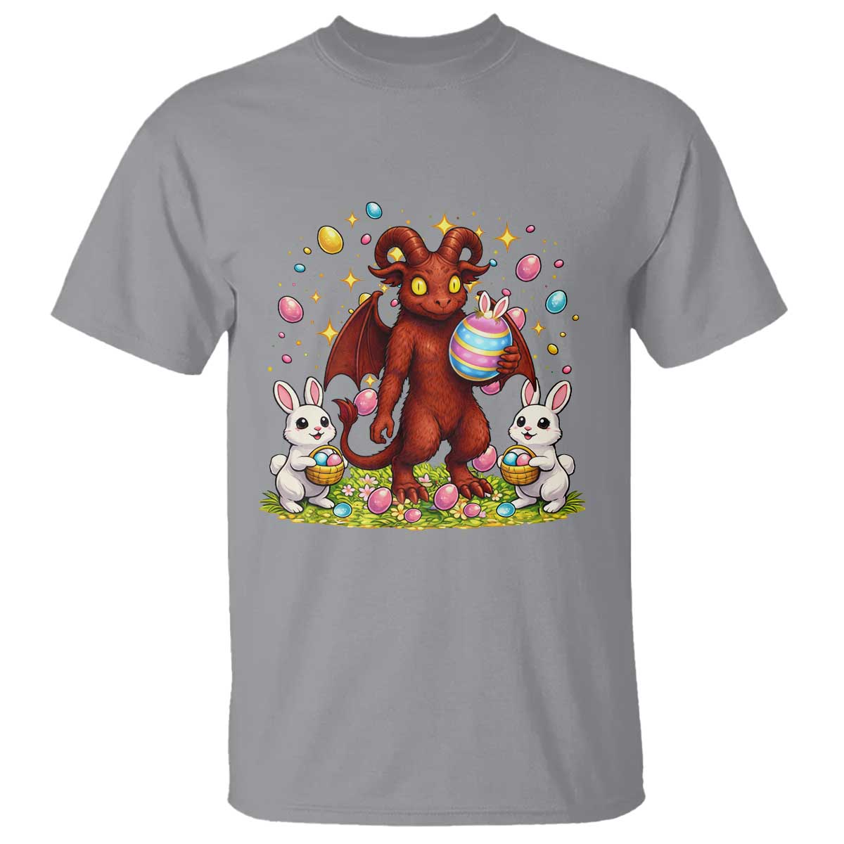 Jersey Devil Easter Egg Hunt T Shirt Funny Pine Barrens Folklore Gift