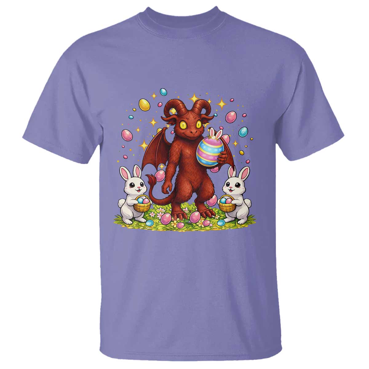 Jersey Devil Easter Egg Hunt T Shirt Funny Pine Barrens Folklore Gift
