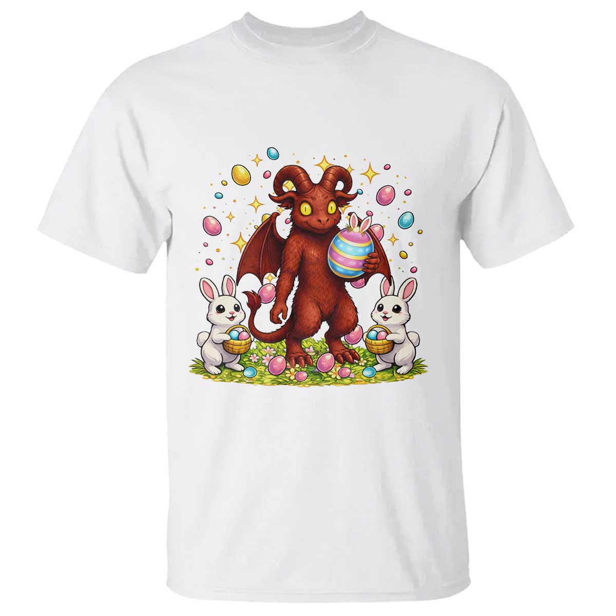 Jersey Devil Easter Egg Hunt T Shirt Funny Pine Barrens Folklore Gift