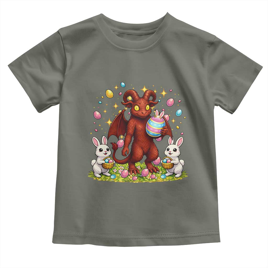 Jersey Devil Easter Egg Hunt Toddler T Shirt Funny Pine Barrens Folklore Gift