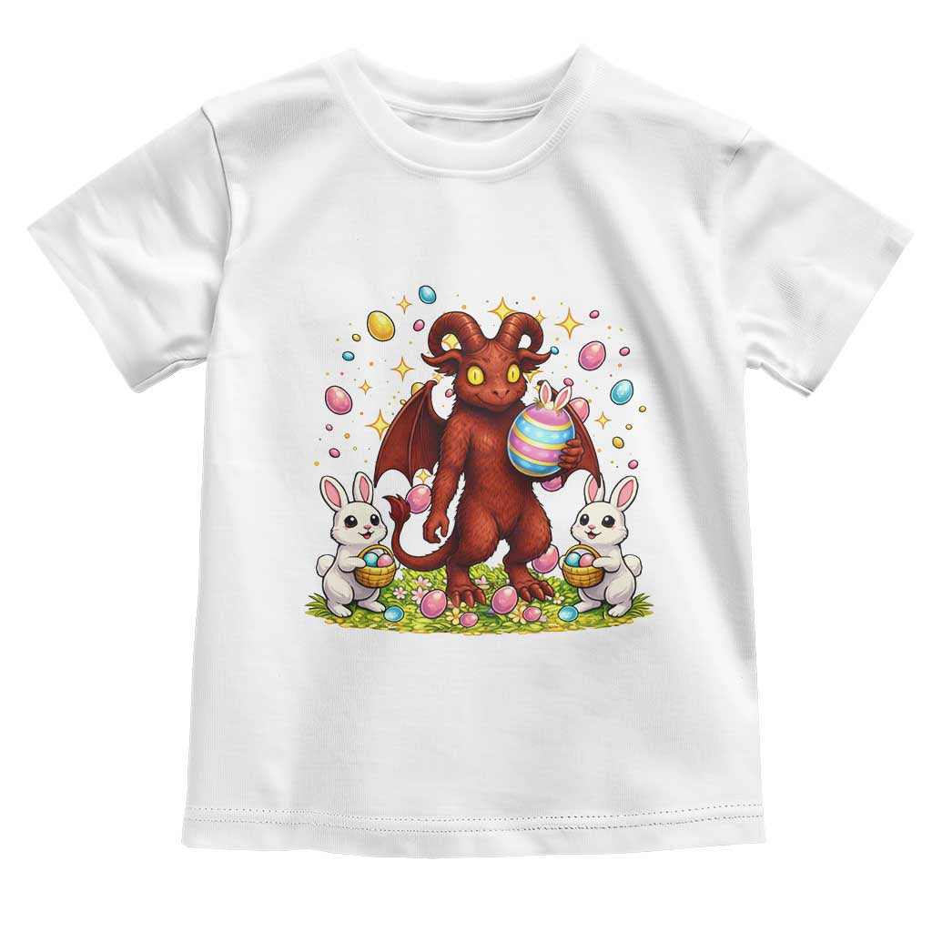Jersey Devil Easter Egg Hunt Toddler T Shirt Funny Pine Barrens Folklore Gift