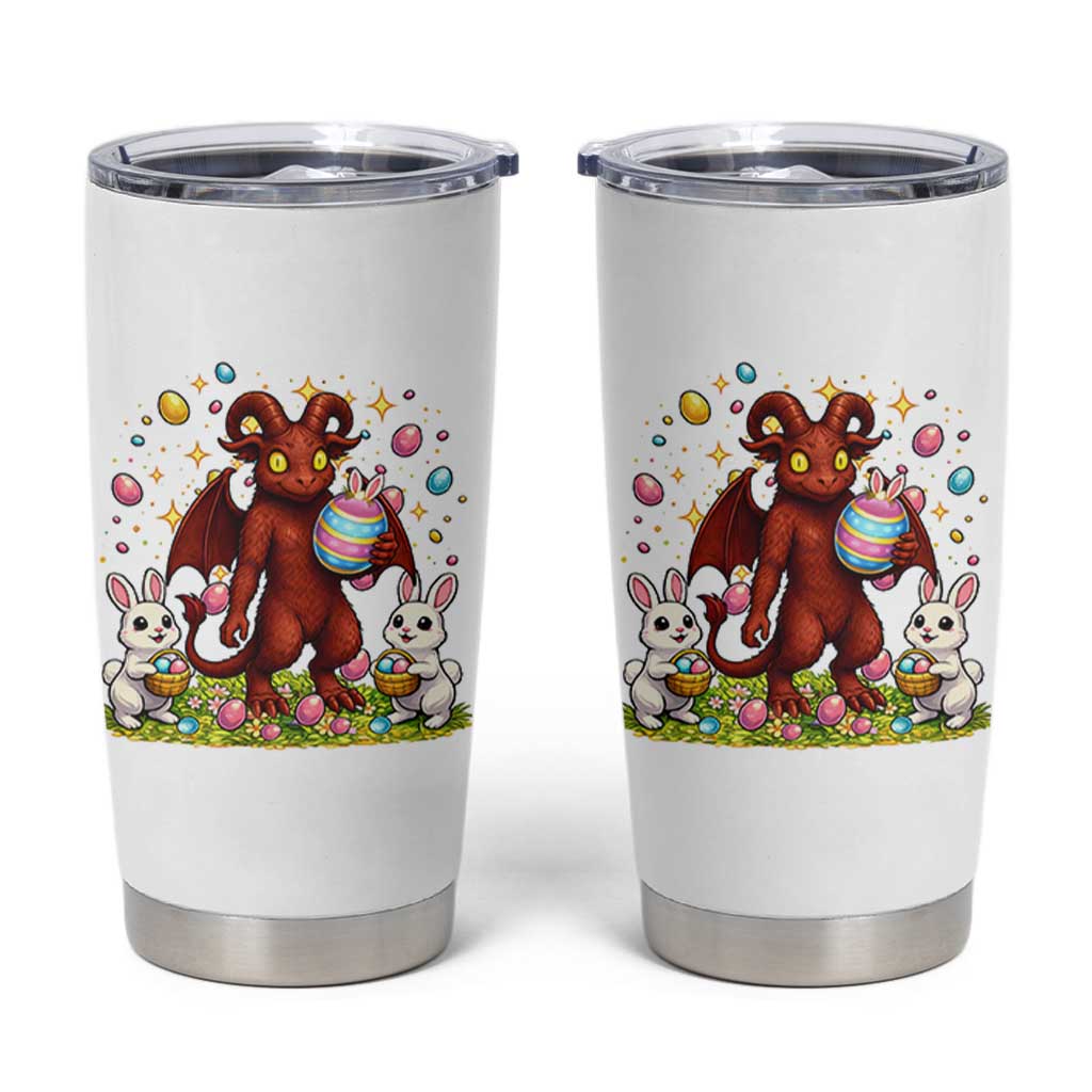 Jersey Devil Easter Egg Hunt Tumbler Cup Funny Pine Barrens Folklore Gift