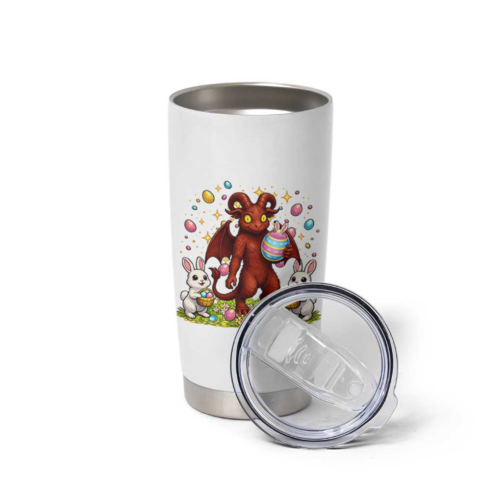 Jersey Devil Easter Egg Hunt Tumbler Cup Funny Pine Barrens Folklore Gift