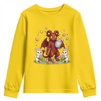 Jersey Devil Easter Egg Hunt Youth Sweatshirt Funny Pine Barrens Folklore Gift