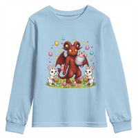 Jersey Devil Easter Egg Hunt Youth Sweatshirt Funny Pine Barrens Folklore Gift