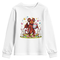 Jersey Devil Easter Egg Hunt Youth Sweatshirt Funny Pine Barrens Folklore Gift