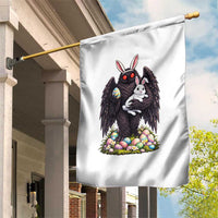 Funny Mothman Bunny Ears Garden Flag Point Pleasant Cryptid Lover Gift