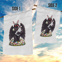 Funny Mothman Bunny Ears Garden Flag Point Pleasant Cryptid Lover Gift