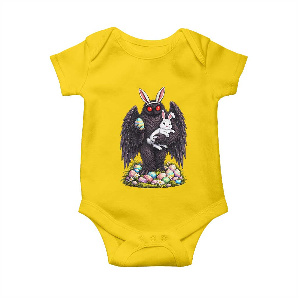 Funny Mothman Bunny Ears Baby Onesie Point Pleasant Cryptid Lover Gift