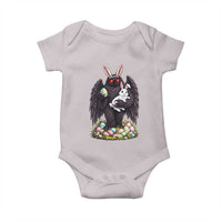 Funny Mothman Bunny Ears Baby Onesie Point Pleasant Cryptid Lover Gift