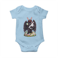 Funny Mothman Bunny Ears Baby Onesie Point Pleasant Cryptid Lover Gift