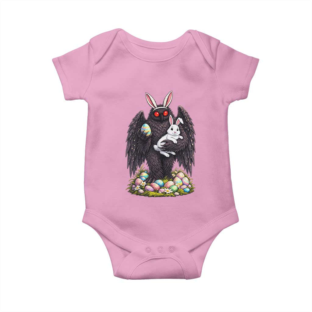 Funny Mothman Bunny Ears Baby Onesie Point Pleasant Cryptid Lover Gift
