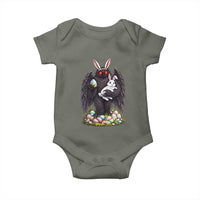 Funny Mothman Bunny Ears Baby Onesie Point Pleasant Cryptid Lover Gift