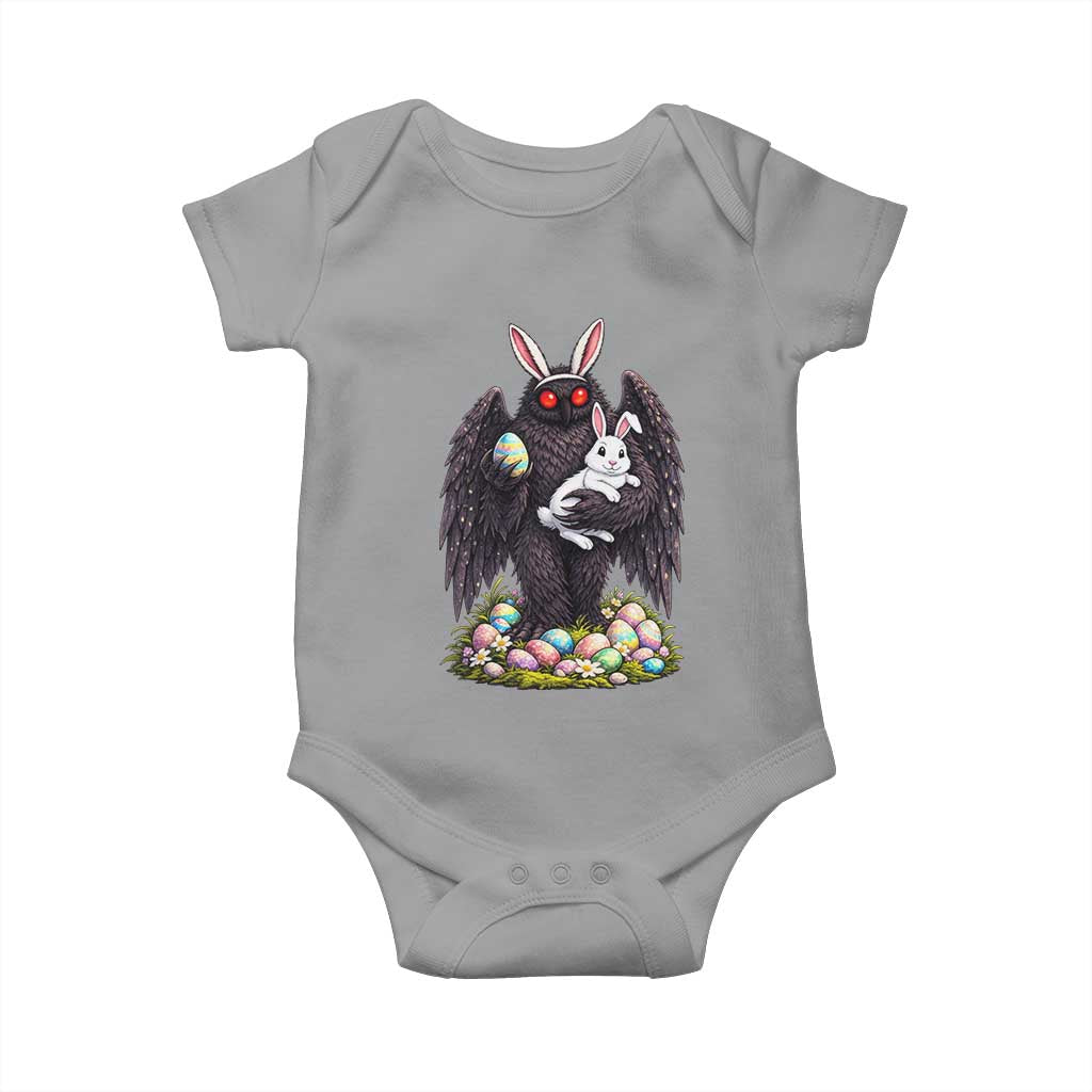 Funny Mothman Bunny Ears Baby Onesie Point Pleasant Cryptid Lover Gift