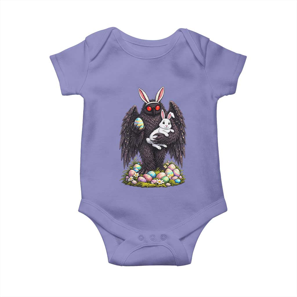 Funny Mothman Bunny Ears Baby Onesie Point Pleasant Cryptid Lover Gift