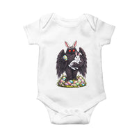 Funny Mothman Bunny Ears Baby Onesie Point Pleasant Cryptid Lover Gift