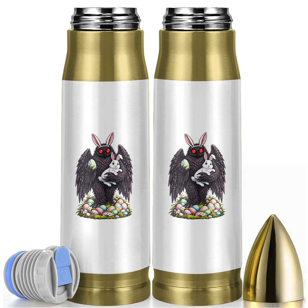 Funny Mothman Bunny Ears Bullet Tumbler Point Pleasant Cryptid Lover Gift