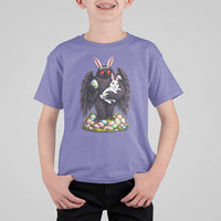 Funny Mothman Bunny Ears T Shirt For Kid Point Pleasant Cryptid Lover Gift