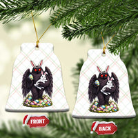 Funny Mothman Bunny Ears Ceramic Ornament Point Pleasant Cryptid Lover Gift