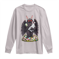 Funny Mothman Bunny Ears Long Sleeve Shirt Point Pleasant Cryptid Lover Gift