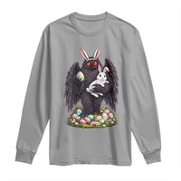 Funny Mothman Bunny Ears Long Sleeve Shirt Point Pleasant Cryptid Lover Gift