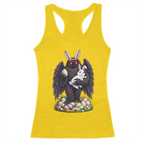 Funny Mothman Bunny Ears Racerback Tank Top Point Pleasant Cryptid Lover Gift