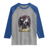 Funny Mothman Bunny Ears Raglan Shirt Point Pleasant Cryptid Lover Gift