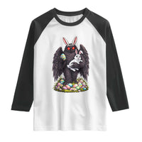 Funny Mothman Bunny Ears Raglan Shirt Point Pleasant Cryptid Lover Gift