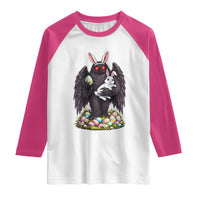 Funny Mothman Bunny Ears Raglan Shirt Point Pleasant Cryptid Lover Gift