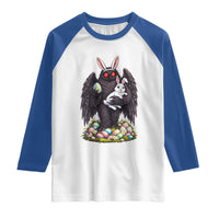 Funny Mothman Bunny Ears Raglan Shirt Point Pleasant Cryptid Lover Gift