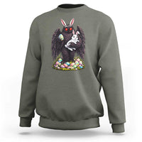 Funny Mothman Bunny Ears Sweatshirt Point Pleasant Cryptid Lover Gift