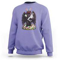 Funny Mothman Bunny Ears Sweatshirt Point Pleasant Cryptid Lover Gift
