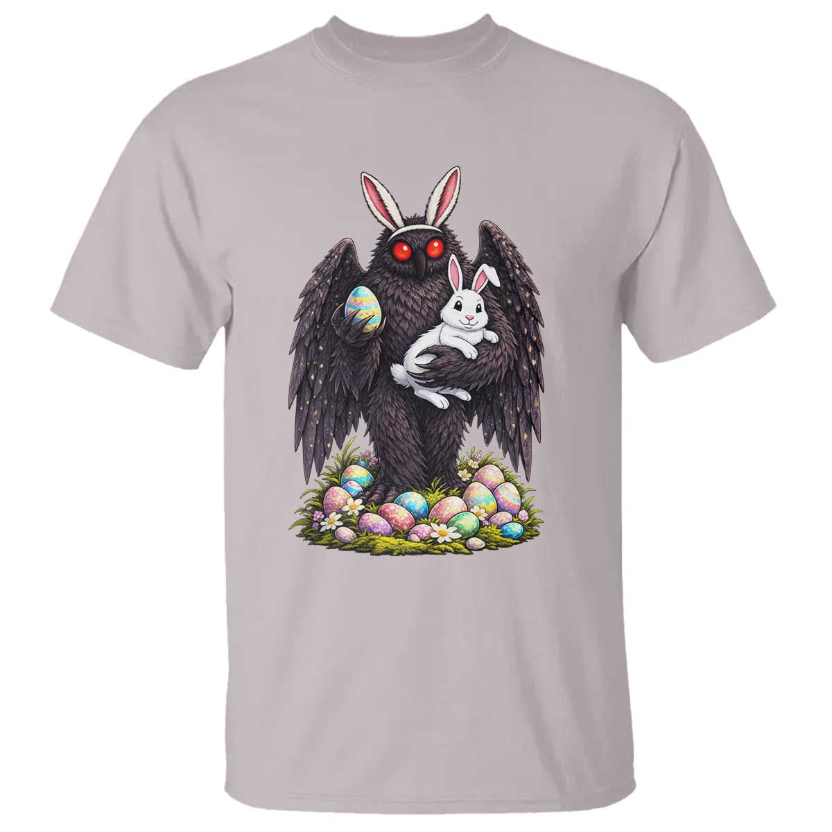 Funny Mothman Bunny Ears T Shirt Point Pleasant Cryptid Lover Gift