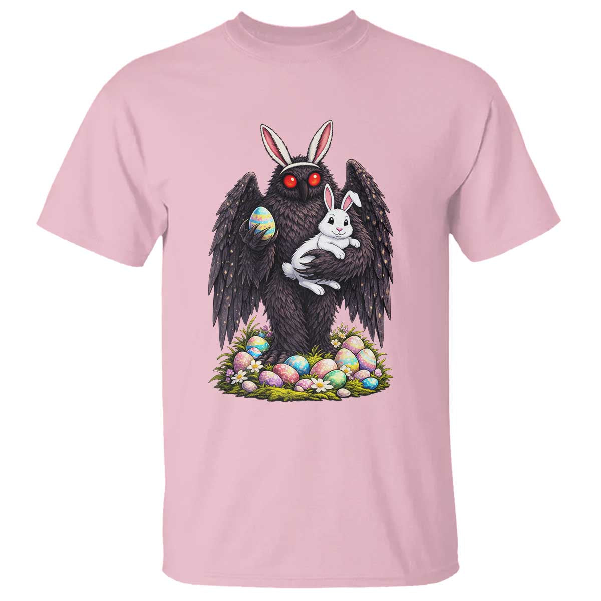 Funny Mothman Bunny Ears T Shirt Point Pleasant Cryptid Lover Gift