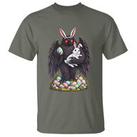 Funny Mothman Bunny Ears T Shirt Point Pleasant Cryptid Lover Gift