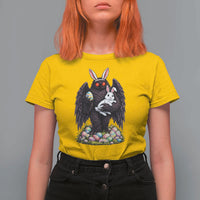 Funny Mothman Bunny Ears T Shirt For Women Point Pleasant Cryptid Lover Gift