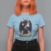 Funny Mothman Bunny Ears T Shirt For Women Point Pleasant Cryptid Lover Gift