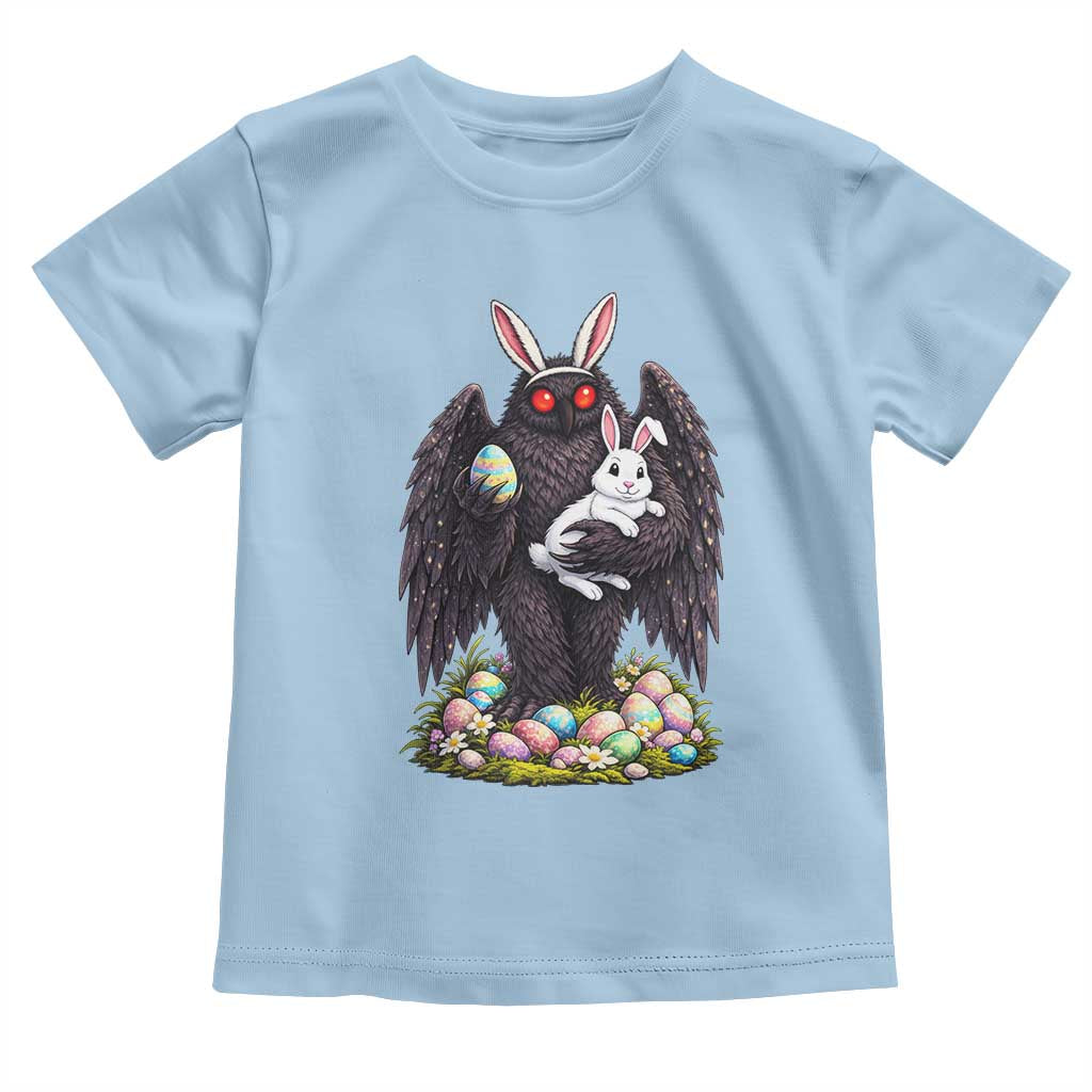 Funny Mothman Bunny Ears Toddler T Shirt Point Pleasant Cryptid Lover Gift