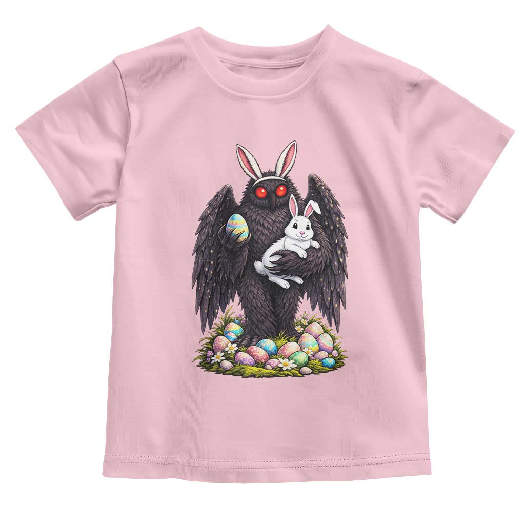 Funny Mothman Bunny Ears Toddler T Shirt Point Pleasant Cryptid Lover Gift